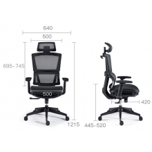  小蠻腰雙背人體工學(xué)轉(zhuǎn)椅 坐躺兩用撐腰護(hù)頸 高彈網(wǎng)面可調(diào)節(jié)滑動(dòng) 電腦椅辦公椅電競(jìng)椅子 【經(jīng)典款】黑色 