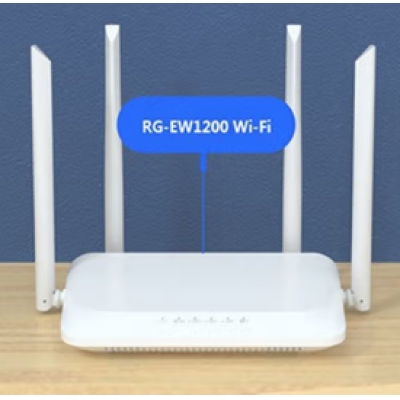 銳捷（Ruijie） 無線路由器 無線速率1167M RG-EW1200子母路由 wifi信號放大器 白色